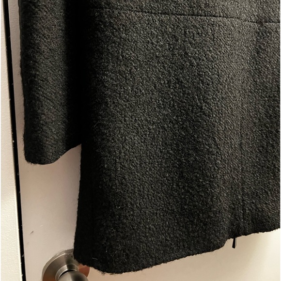 Vince Camuto Wool and Faux Leather Coat - Picture 4 of 7